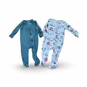 Caden Lane Zipper Footies 6-12 Months